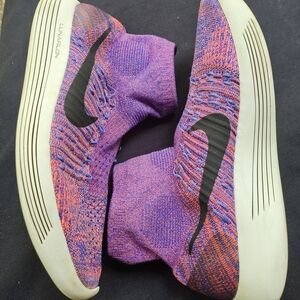 Nike LunarEpic Flyknit Hightop Sneakers Shoes Paramount Blue/ Black Size 10